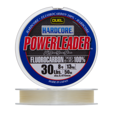Флюорокарбон Duel Hardcore Powerleader FC Fluorocarbon 100% #8 0,470мм 50м (clear)