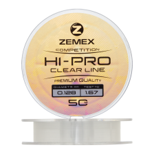 Леска монофильная Zemex Hi-Pro Competition Line 0,128мм 50м (clear)