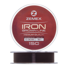 Леска монофильная Zemex Iron 0,309мм 150м (brown)