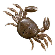 Приманка силиконовая Marukyu Crab Large #Brown 0529 (Jp)