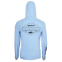 Лонгслив BKK Hooded Long Sleeve Performance Shirt Legacy L Light Blue