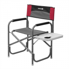 Кресло директорское Nisus с откидным столом серый/красный/черный