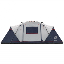 Палатка кемпинговая FHM Sirius 6 black-out синий/серый
