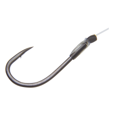 Крючок одинарный с поводком Garbolino Feeder Hooks To Nylon #14 0,14мм (10шт)