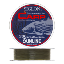 Леска монофильная Sunline Carp #2,5 0,28мм 300м (matte green)