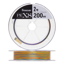 Шнур плетеный Kureha Seaguar PE X8 #2 0,235мм 200м (multicolor)