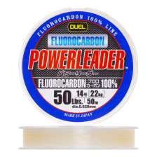 Флюорокарбон Duel Hardcore Powerleader FC Fluorocarbon 100% #14 0,620мм 50м (clear)