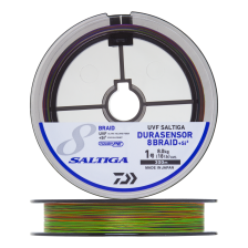 Шнур плетеный Daiwa UVF PE Saltiga DuraSensor X8 +Si2 #1,0 0,165мм 300м (multicolor)