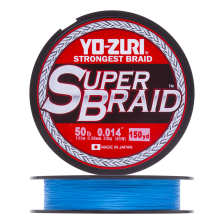 Шнур плетеный Yo-Zuri PE Superbraid 50Lb 0,36мм 135м (blue)