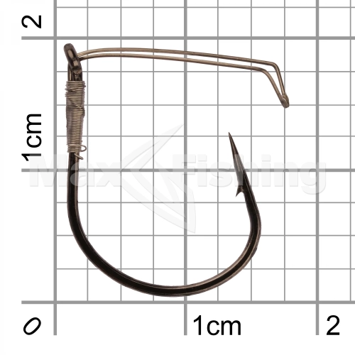 Крючок одинарный Saikyo Kh-10107 Bn #2 (5шт) - 4 рис.