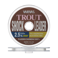 Флюорокарбон Varivas Trout Shock Leader Fluoro #0,6 0,128мм 30м (clear)