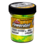 Паста форелевая Berkley PowerBait Glitter Turbo Dough 50гр #Spring Green/Yellow