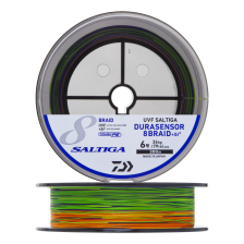 Шнур плетеный Daiwa UVF PE Saltiga DuraSensor X8 +Si2 #6,0 0,405мм 300м (multicolor)