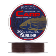 Леска монофильная Sunline Siglon Carp #3,0 0,300мм 300м (brown)