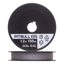Шнур плетеный Shimano Pitbull G5 #1,2 0,185мм 150м (steel gray)