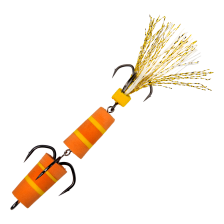 Мандула XXL Fish Флажок Модель № 17Д Спортивная #Оранжево-Жёлтая