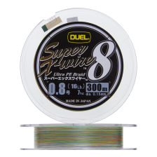 Шнур плетеный Duel PE Super X-Wire 8 #0,8 0,15мм 300м (5color)