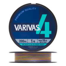 Шнур плетеный Varivas X4 Marking #1 0,165мм 200м (multicolor)