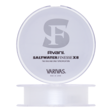 Шнур плетеный Varivas Avani Saltwater Finesse PE X8 #0,2 0,074мм 150м (crystal white)