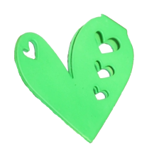 Кусачки для лески Office Eucalyptus Heart Cutter Green