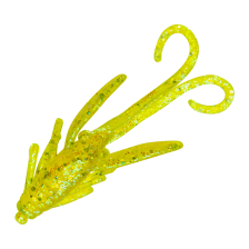 Приманка силиконовая Berkley PowerBait Micro Sparkle Nymph 2,5см (1") #Chartreuse