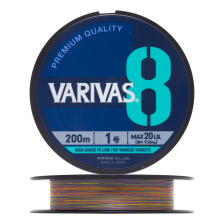 Шнур плетеный Varivas X8 Marking #1 0,165мм 200м (multicolor)