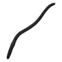 Приманка силиконовая Libra Lures Flex Worm 95мм Cheese #040 Black