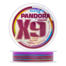 Шнур плетеный Hanzo Pandora Evolution X9 #1,2 0,19мм 150м (multicolor)